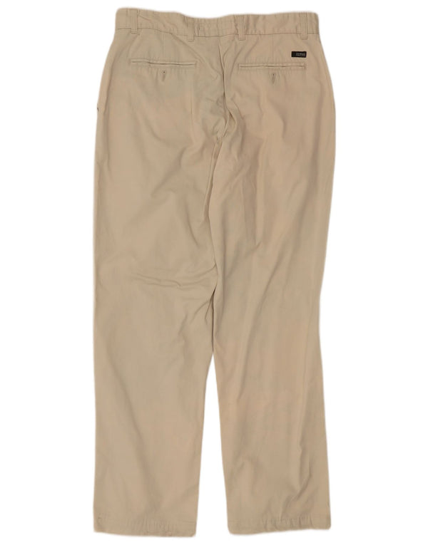 Zara Herre Lige Chinobukser EU 42 Large W32 L30 Beige