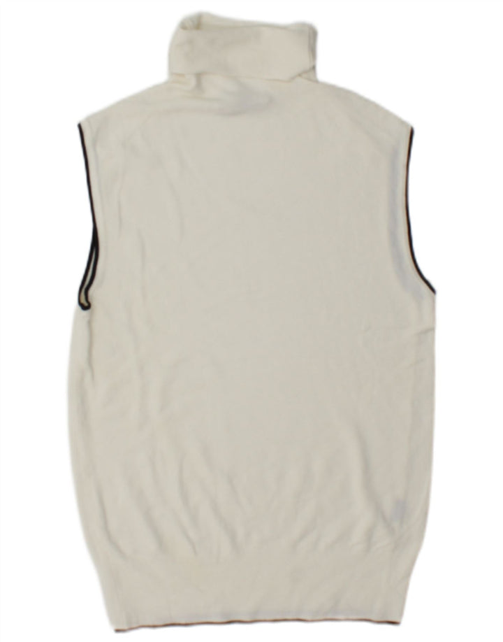 Zara Dame Vest Tank Top UK 12 Medium White
