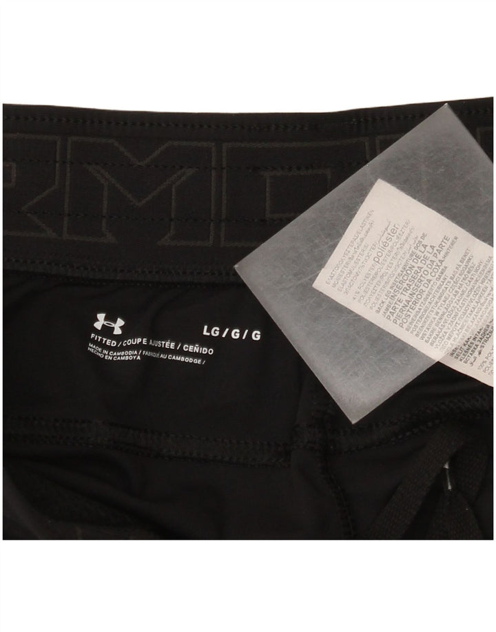 Under Armour Træningsdragtsbukser til kvinder UK 14 Stor sort polyester