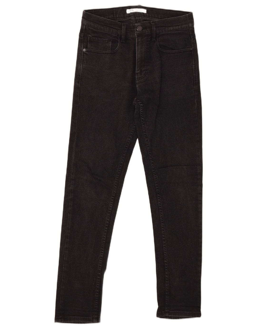 ZARA Slim Jeans til mænd EU 38 Small W30 L31 Sort
