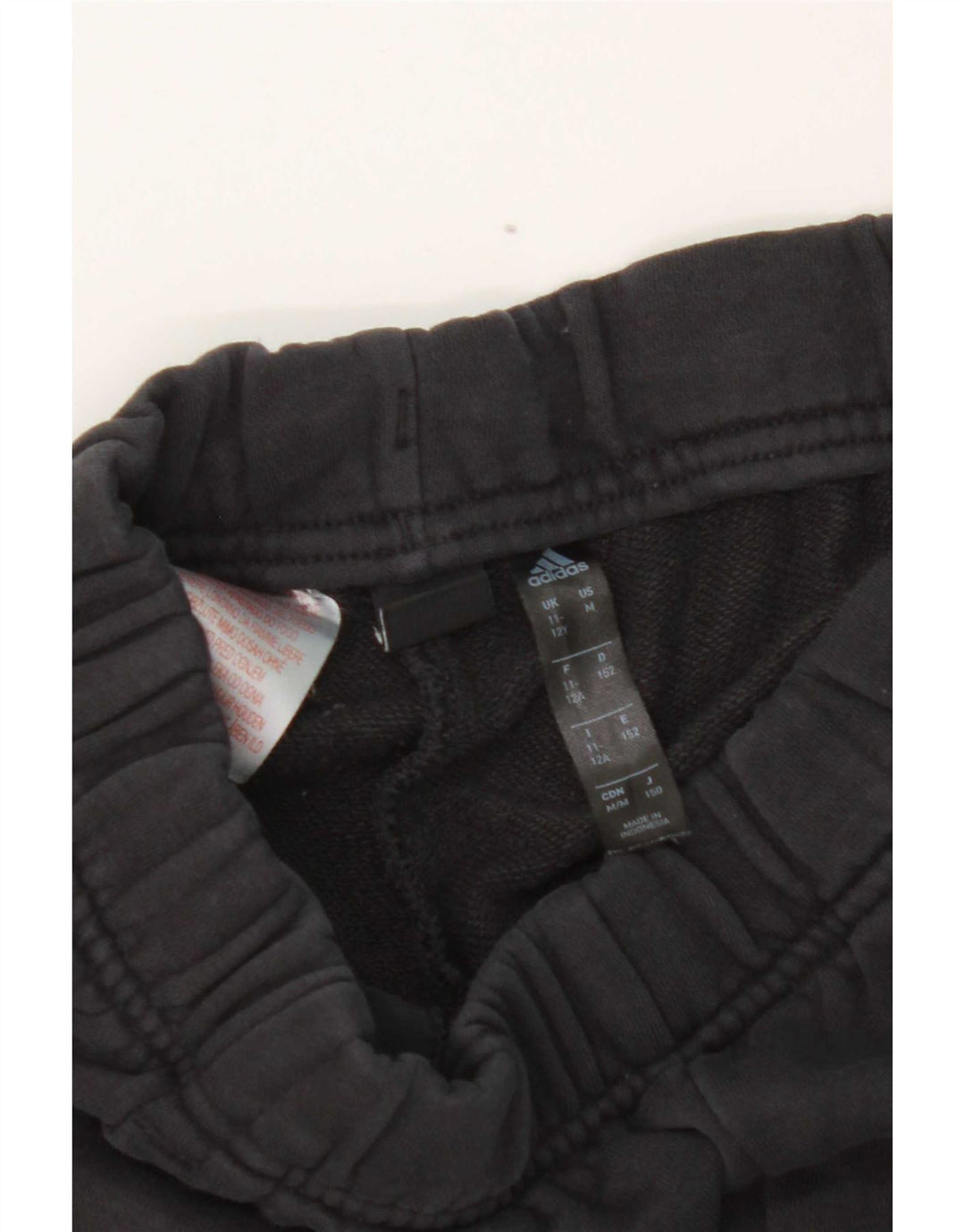 Adidas Boys Graphic Tracksuit Bukser 11-12 år Sort