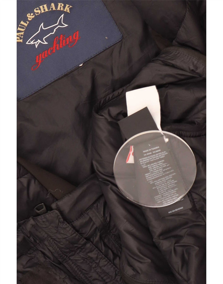 Paul & Shark Herre Yachting Polstret Jakke UK 40 Stor Sort Polyester