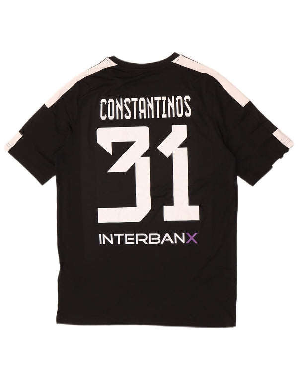 Adidas Boys Aris Limassol FC. Grafisk T-Shirt Top 15-16 År Sort