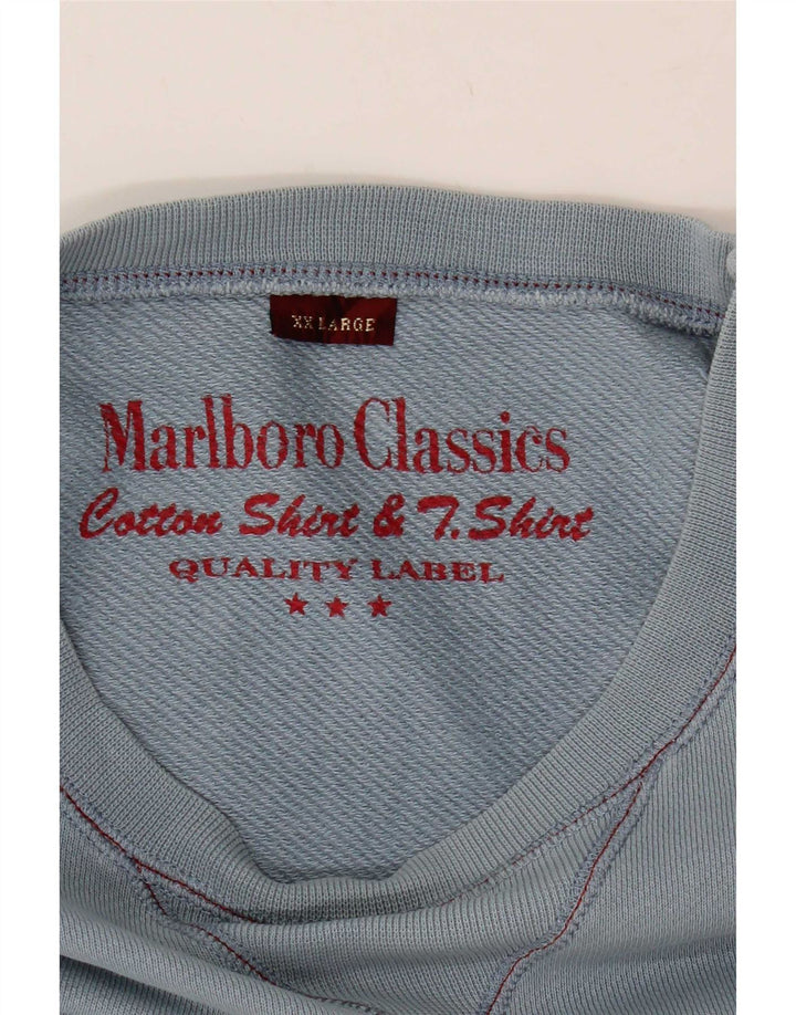 Marlboro Classics Herre Top Langærmet 2XL Blå