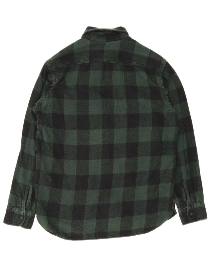 Levi's herre flannel skjorte lille grøn Gingham bomuld