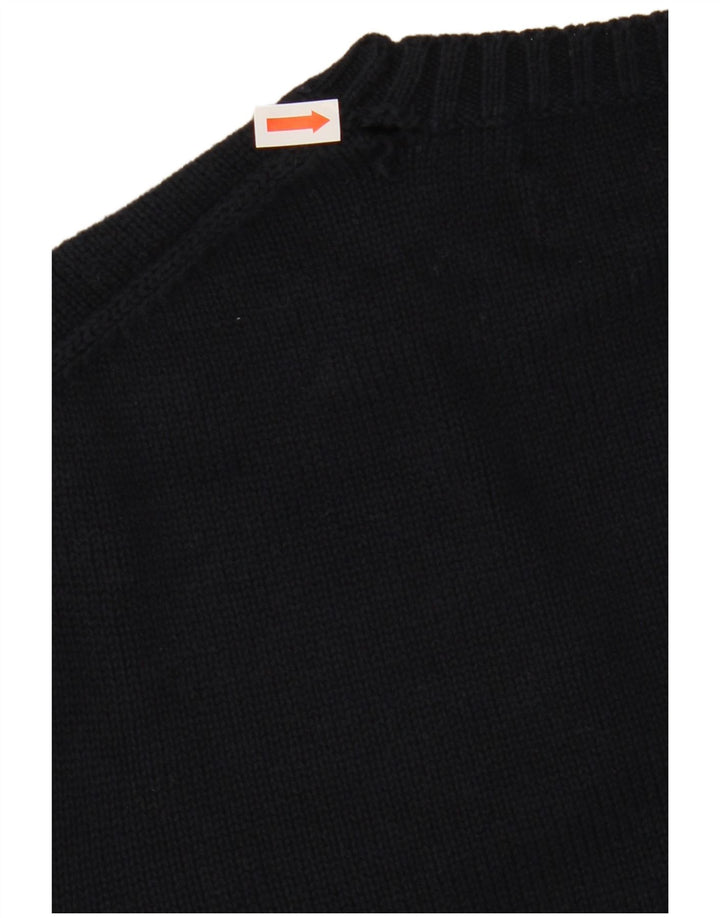 Marks & Spencer Herre Blue Harbor Crew Neck Jumper Sweater Small Navy Blue