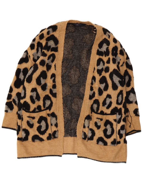 Marks & Spencer Dame Oversized Cardigan Sweater UK 16 Large Beige