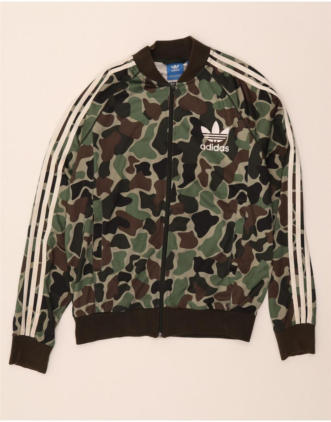 Adidas Herre træningsdragt Topjakke Stor Khaki Camouflage Polyester