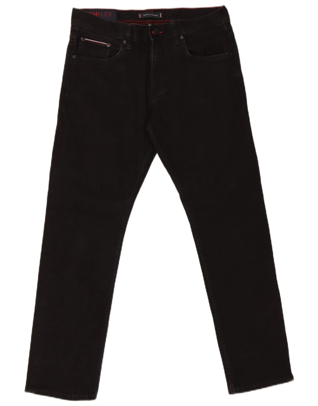 Tommy Hilfiger Herre Bleecker Slim Jeans W32 L30 Sort Bomuld