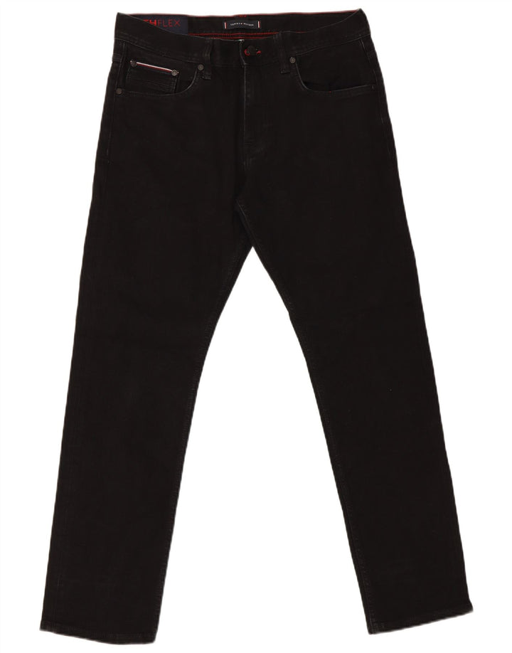 Tommy Hilfiger Herre Bleecker Slim Jeans W32 L30 Sort Bomuld