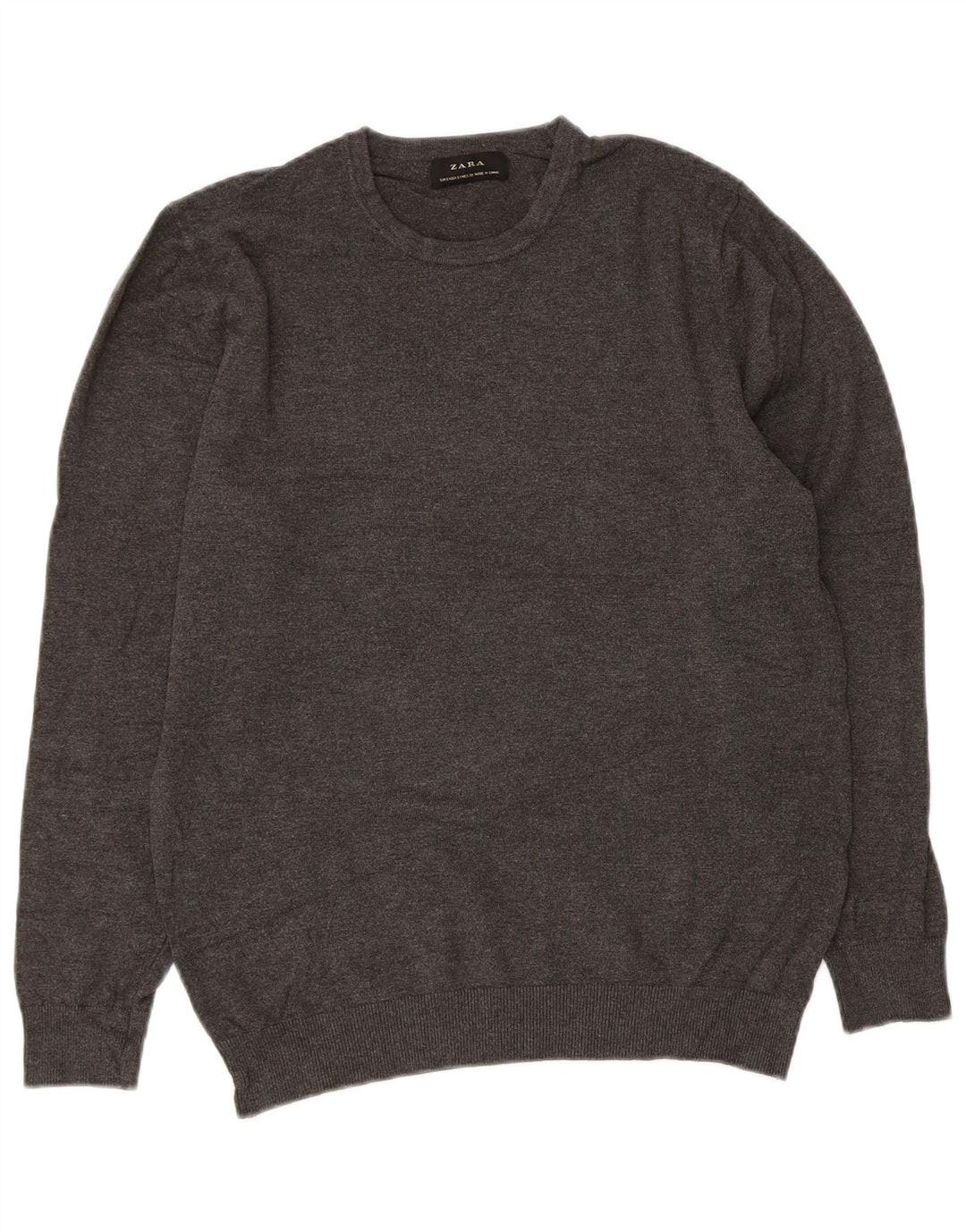 Zara Dame Jumper Sweater UK 10 Small Grey