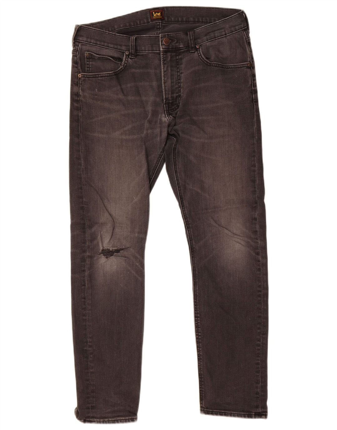 Lee Herre Luke Slim Jeans W32 L30 Grå Bomuld