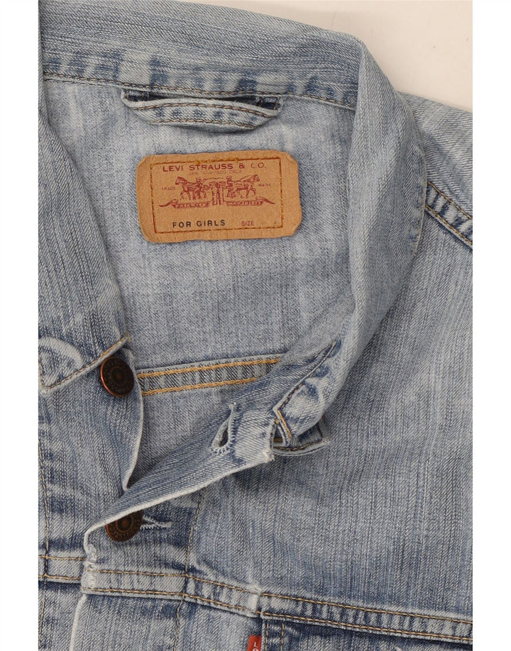 Levi's piger denimjakke 15-16 år blå bomuld