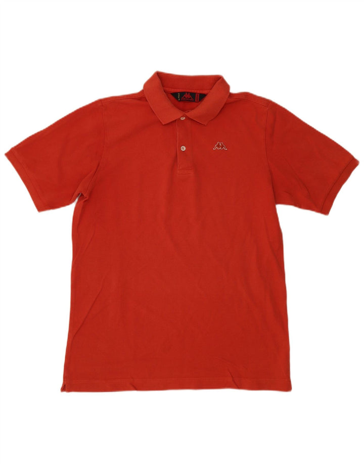 Kappa herre poloshirt Medium orange bomuld