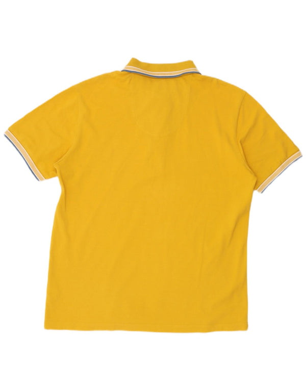 Hugo Boss herre poloshirt XL gul bomuld