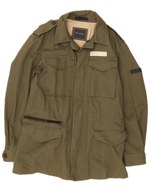 Marc O'Polo Herre Military Jacket UK 36 Small Green Army