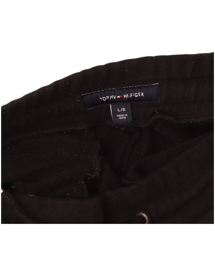 TOMMY HILFIGER Træningsdragt til kvinder Joggers UK 14 Large Black