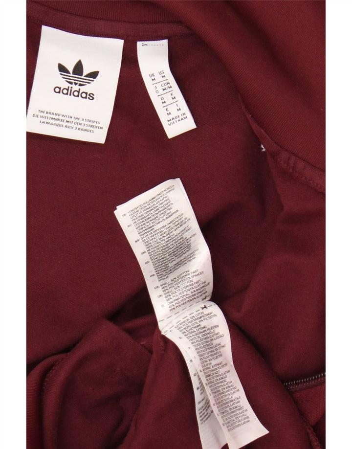 Adidas Træningsdragt til mænd Topjakke Medium Bourgogne bomuld