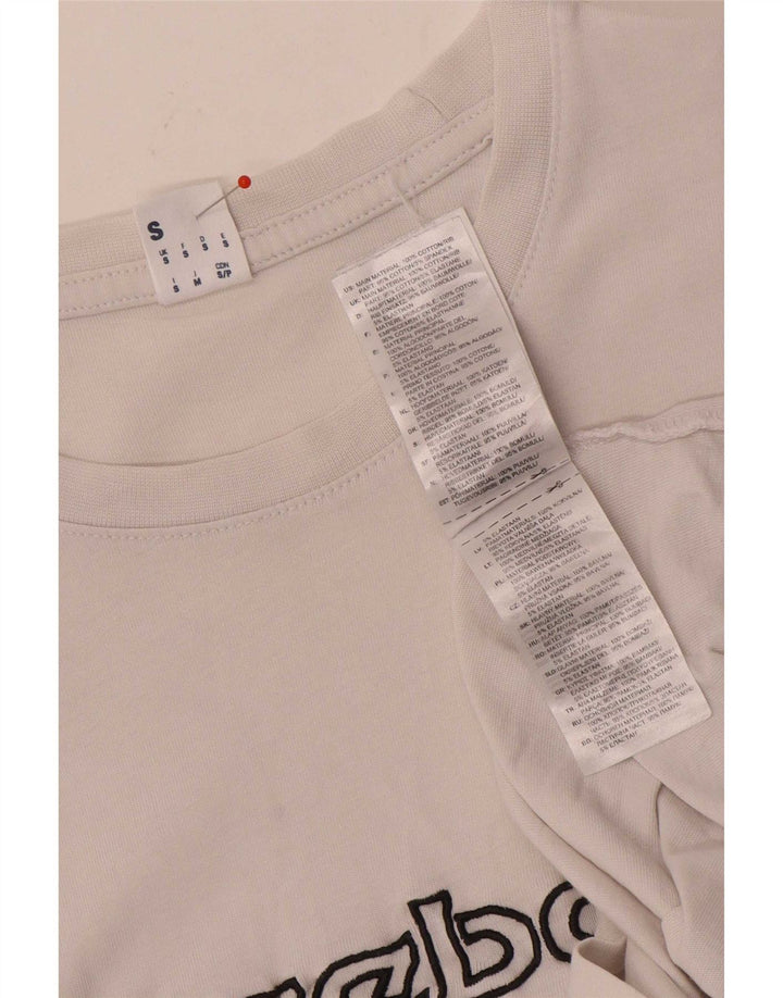 Reebok Herre grafisk T-shirt top lille hvid bomuld