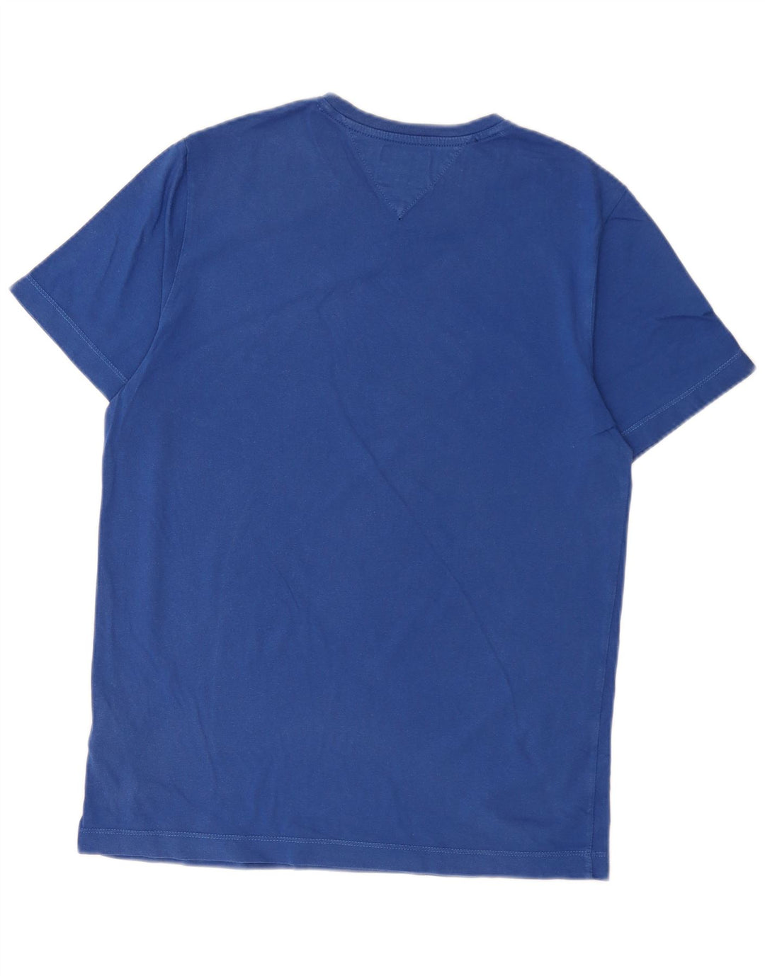 Tommy Hilfiger Herre T-shirt Top Medium Blue Bomuld