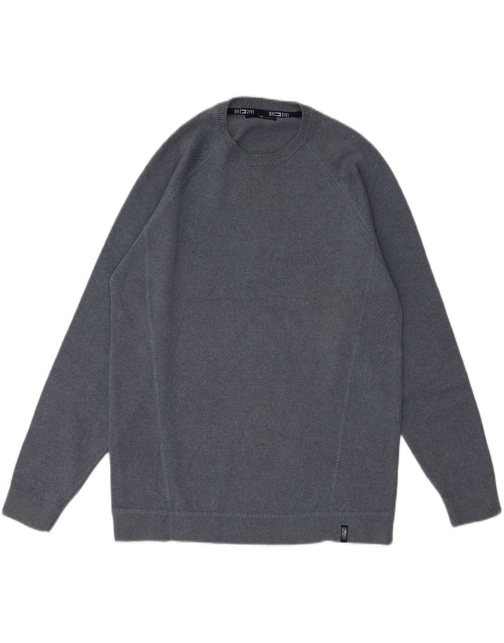 Marks & Spencer Herre Blue Harbor Crew Neck sweater Medium Blue