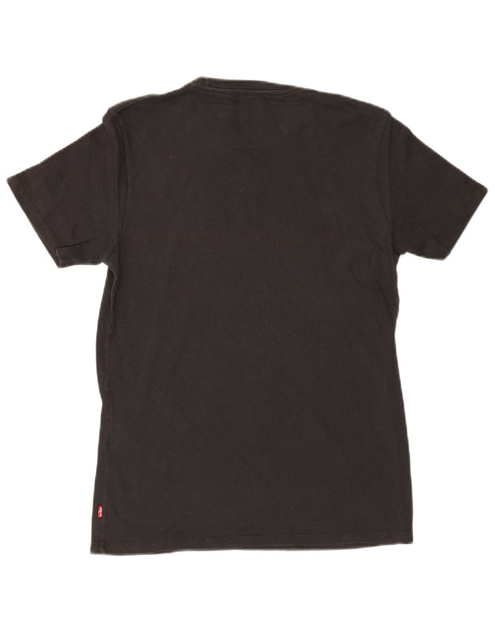 Levi's Herre grafisk T-shirt top lille sort bomuld