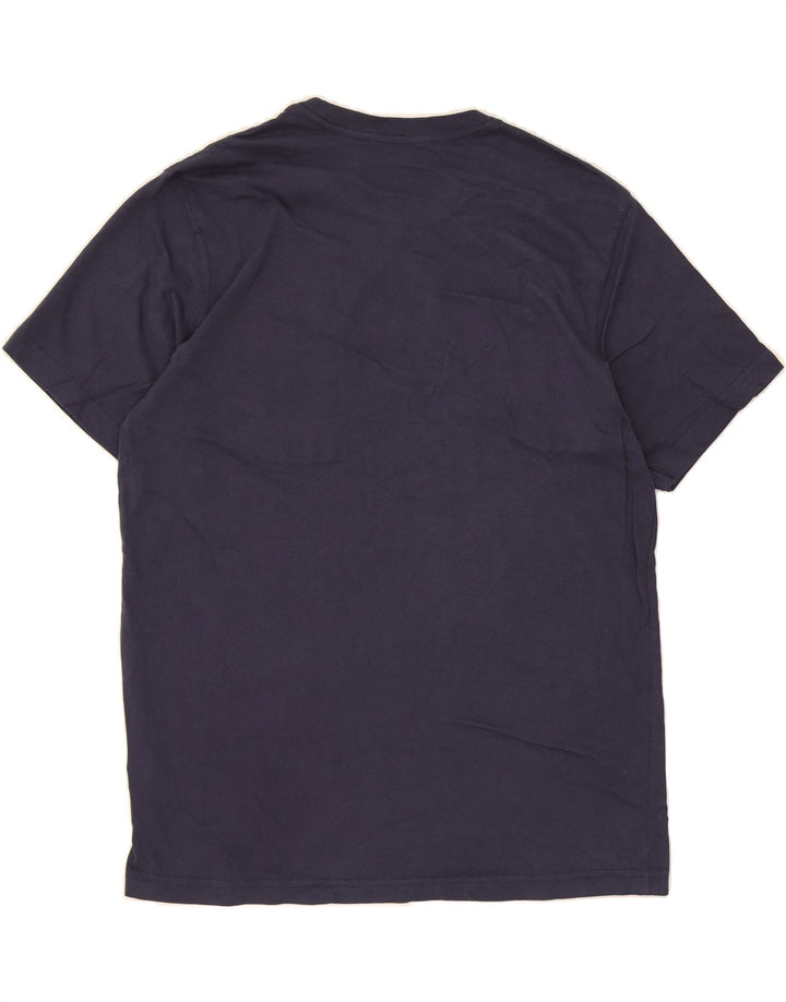 EDDIE BAUER Mens T-Shirt Top Large Navy Blue Cotton Vintage Eddie Bauer and Second-Hand Eddie Bauer from Messina Hembry 