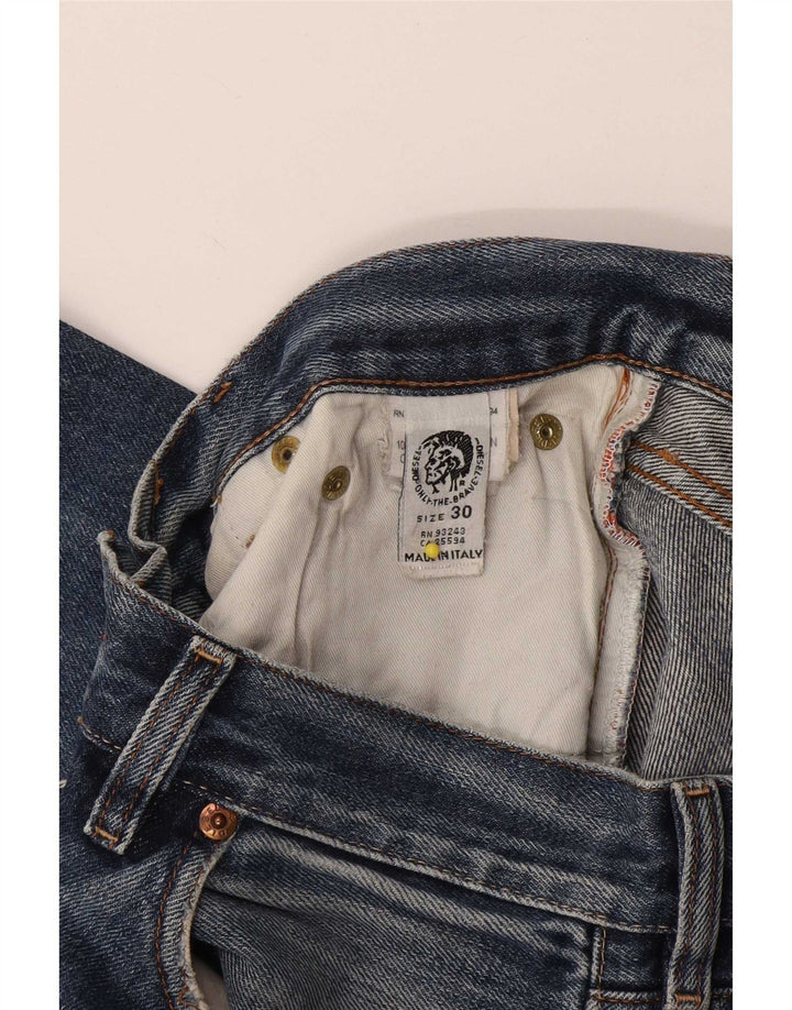 Diesel Straight Jeans til mænd W30 L29 Blå Bomuld