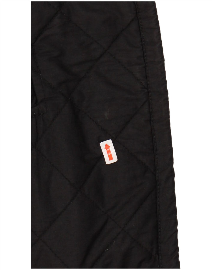FAT FACE Herre quiltet jakke UK 40 Large Black