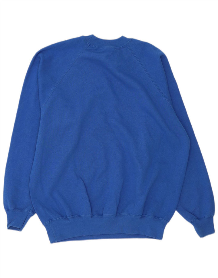 Fruit Of The Loom Herre Regular Fit Sweatshirt Jumper Medium Blå Bomuld
