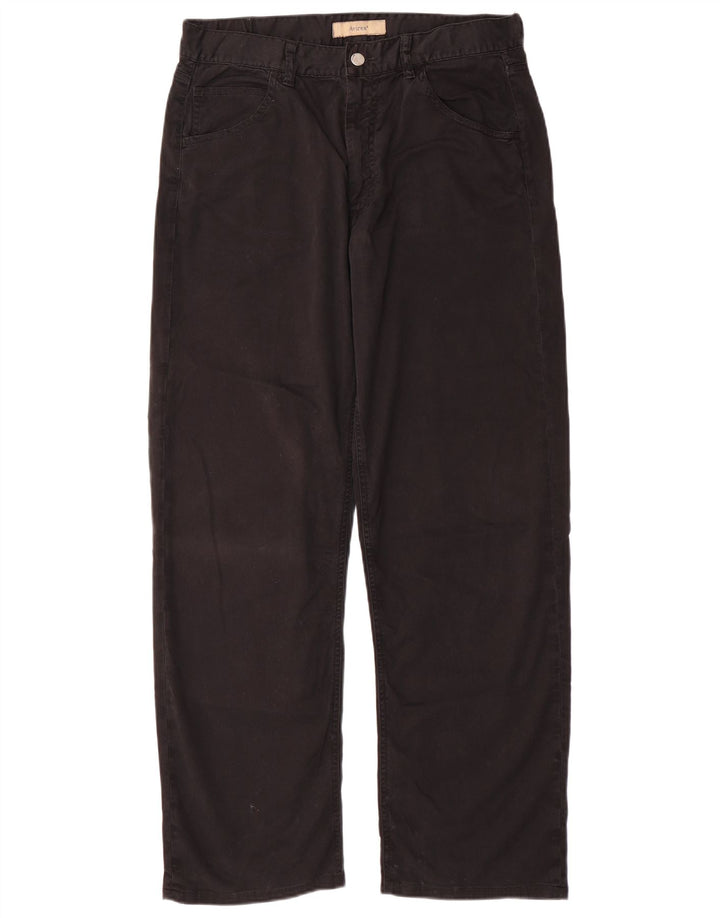 Avirex Straight Casual Bukser til mænd W32 L30 Sort Bomuld