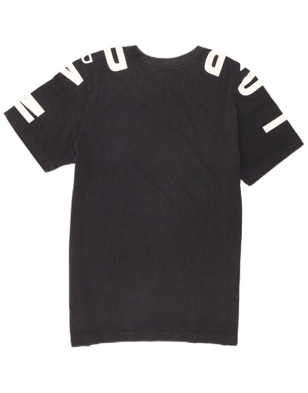 Jordan Mens Graphic T-Shirt Top Medium Black Cotton