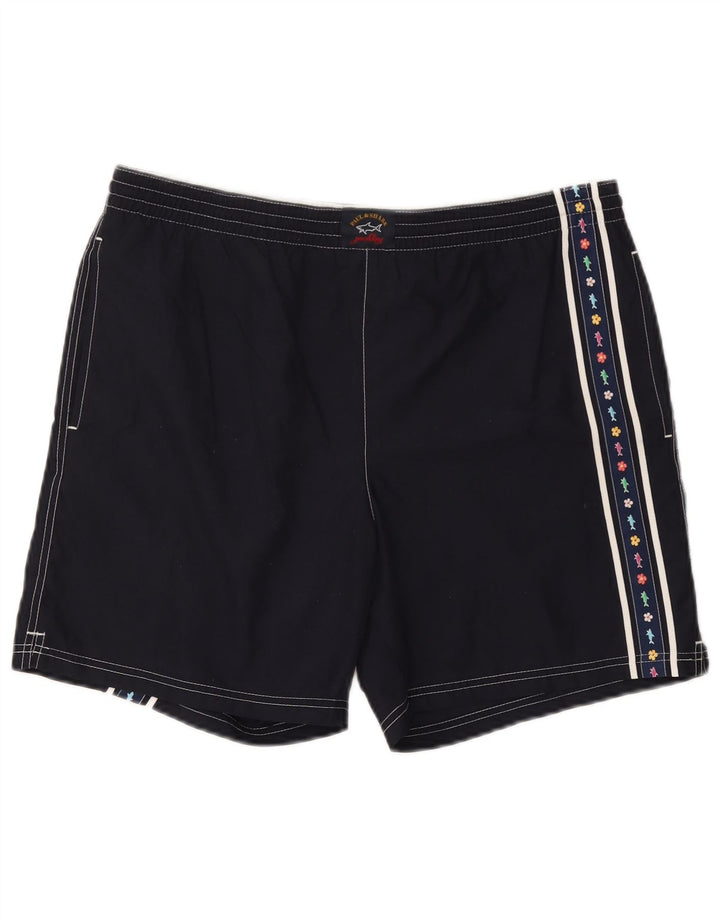 Paul & Shark Herre grafiske svømmeshorts Medium Navy Blue