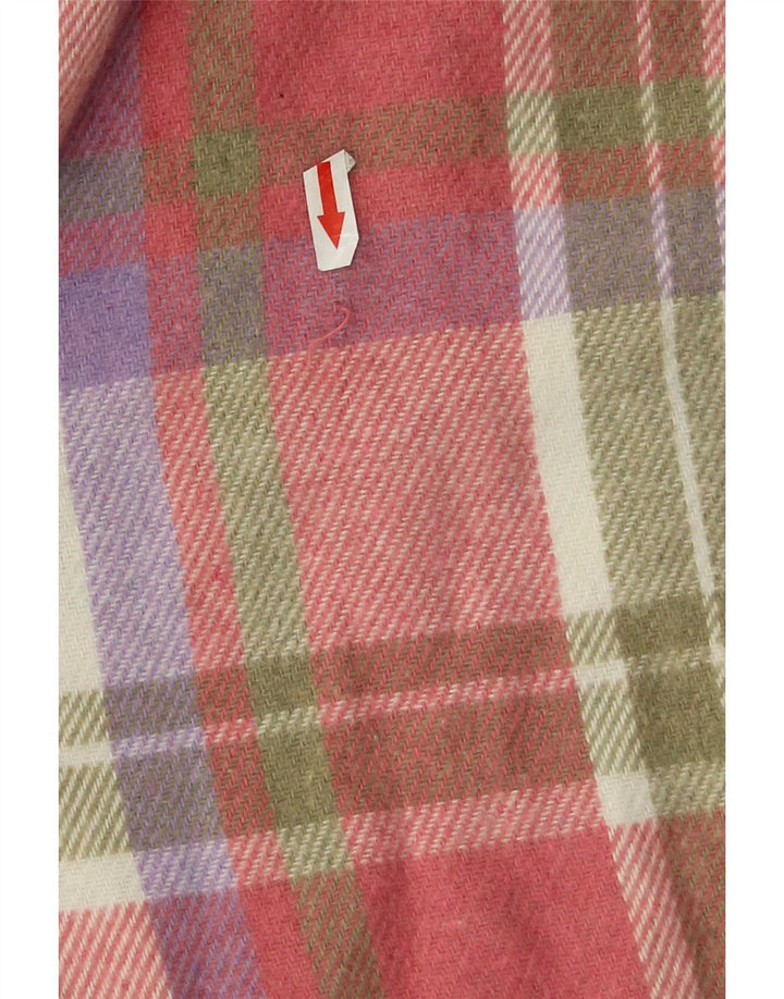 Vintage herre flannel skjorte stor pink ternet akryl