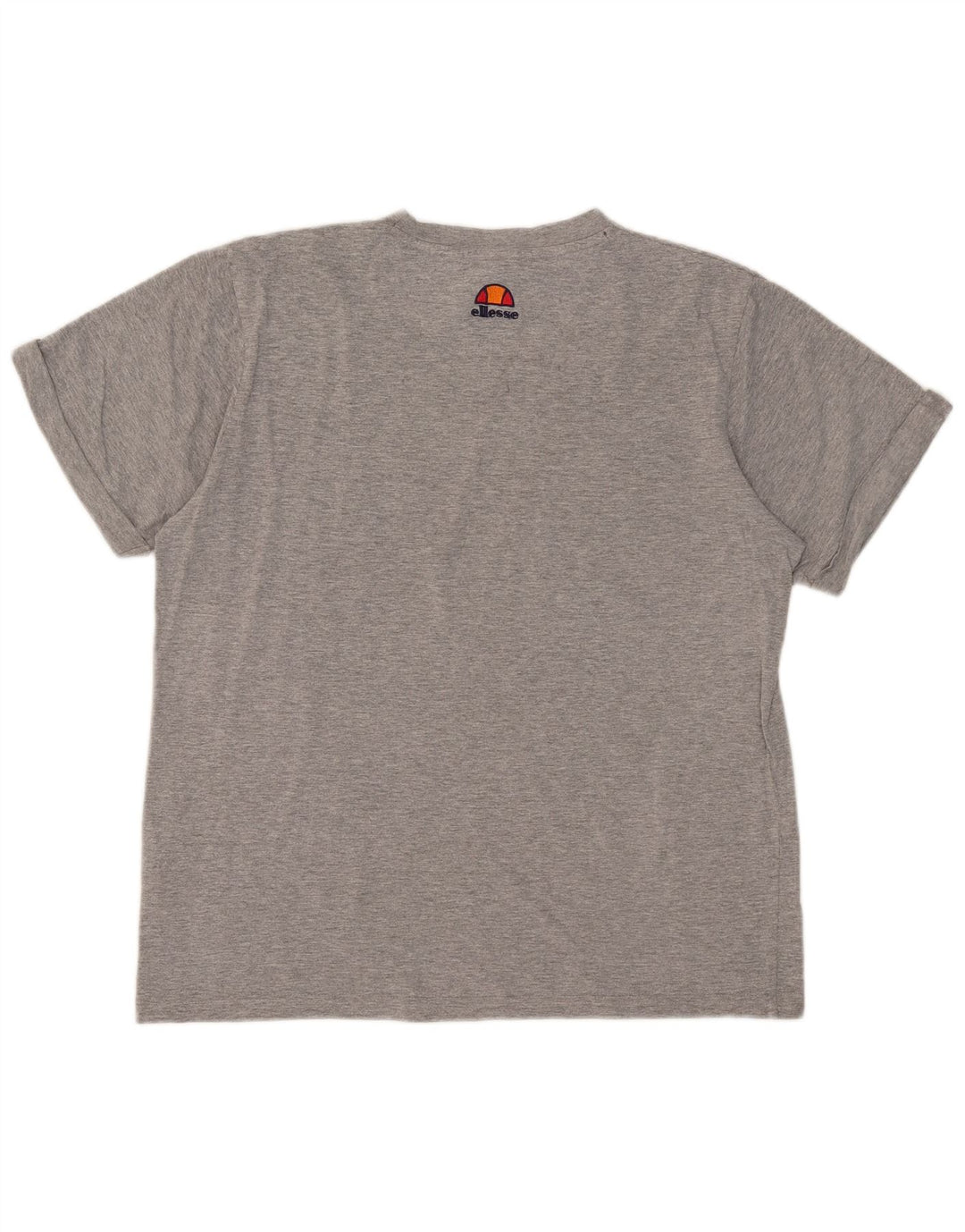 Ellesse Kvinder Oversized Grafisk T-Shirt Top UK 10 Lille Grå