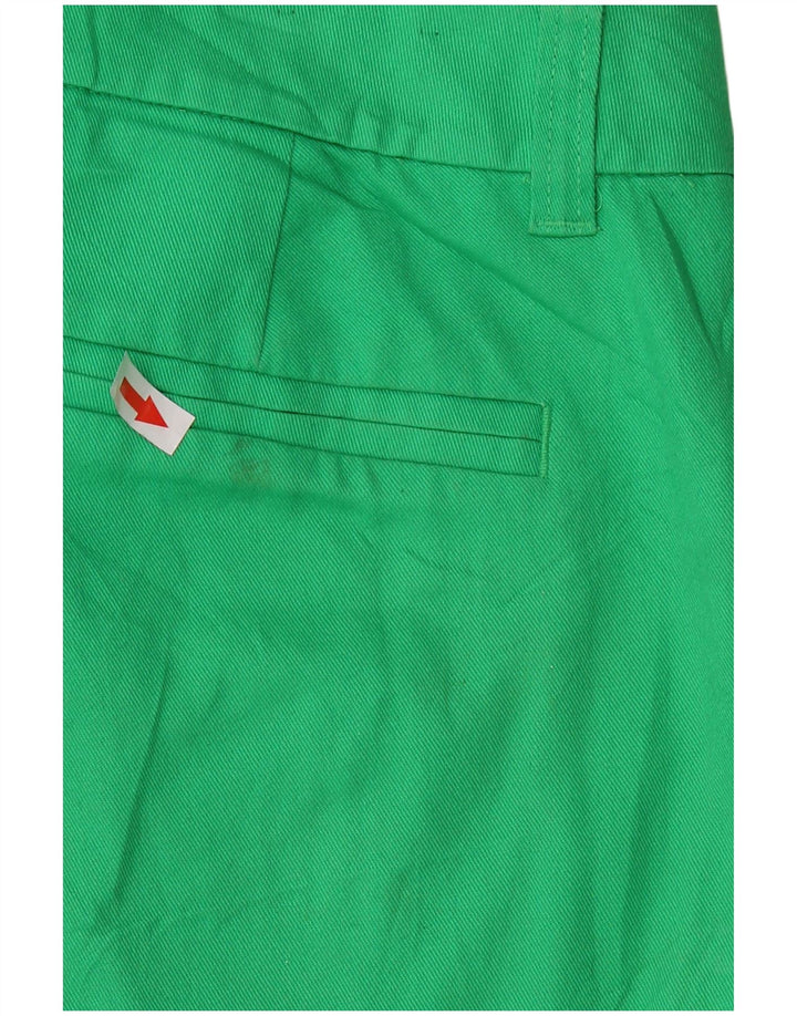 J. CREW Chino Shorts til kvinder US 6 Medium W32 Grøn bomuld