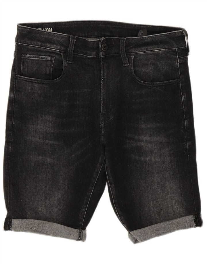 G-Star Herre Denim Shorts W31 Medium Sort Bomuld