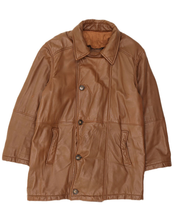 Belfe & Belfe Herre Læderjakke IT 52 XL Brun