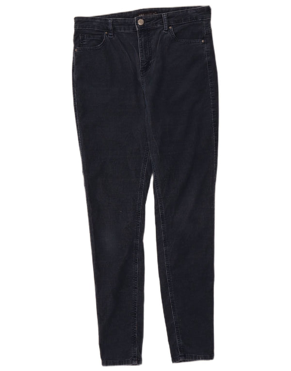 Marks & Spencer Dame Skinny Jeans UK 14 Large W30 L29 Marineblå Bomuld