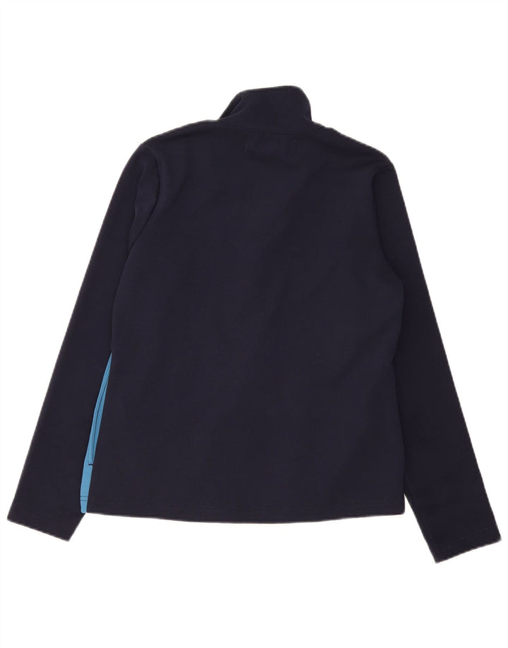 KAPPA træningsdragt topjakke til kvinder UK 14 Medium Navy Blue Colourblock
