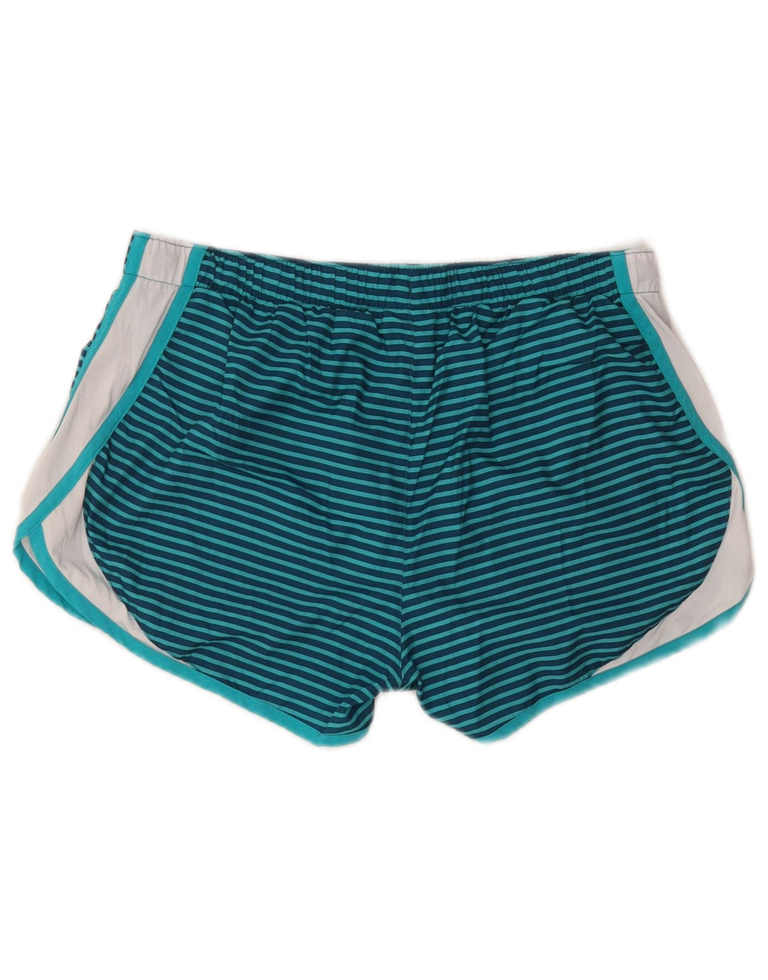 NEW BALANCE Sportsshorts til kvinder UK 14 Mellem marineblå stribet