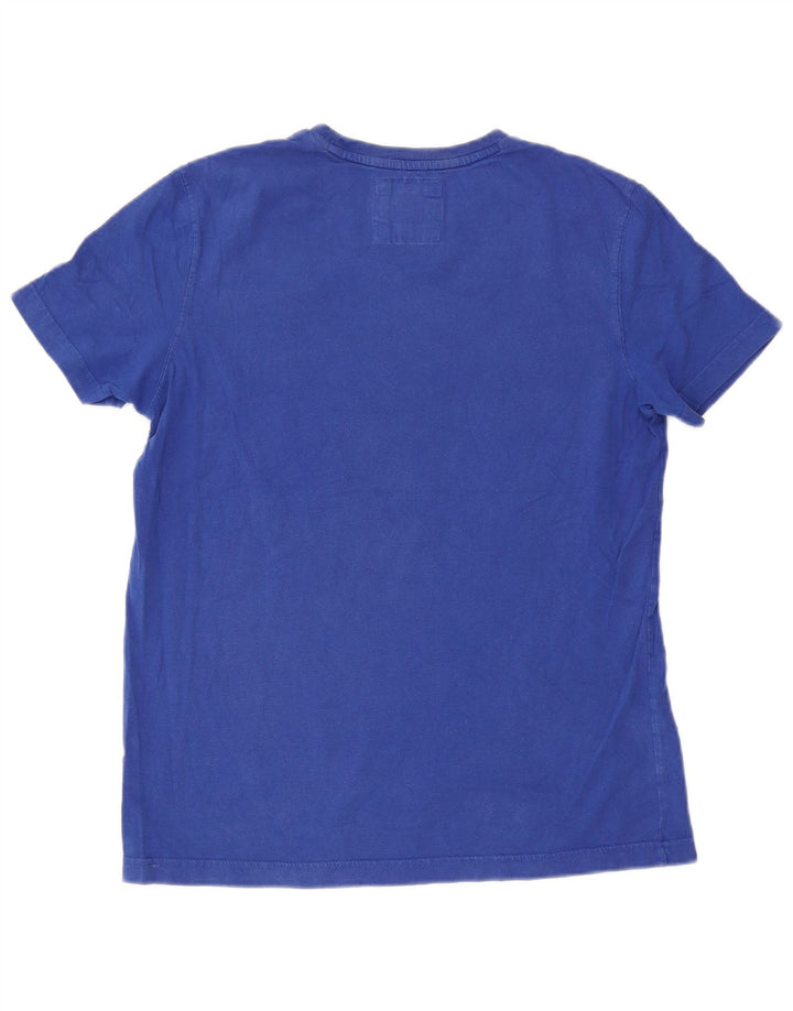 Crew Clothing Herre T-Shirt Top Medium Blue