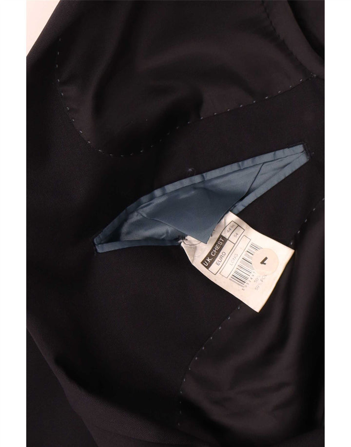 Marks & Spencer Herre lang 2-knaps blazerjakke UK 44 XL Navy Blue