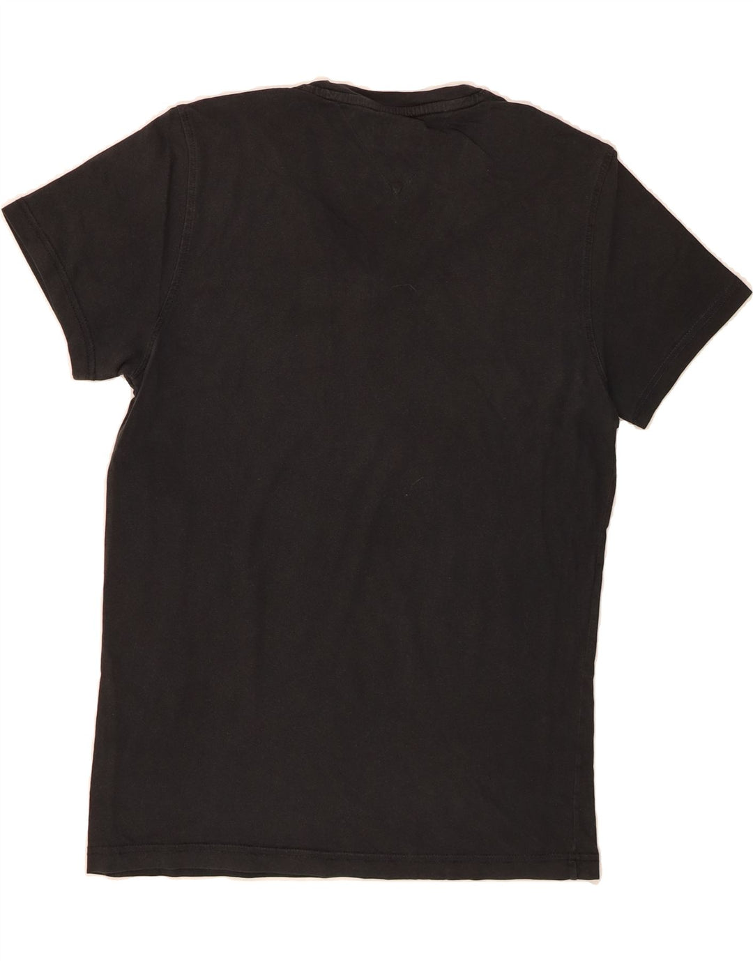 TOMMY HILFIGER Mens T-Shirt Top Medium Black Vintage Tommy Hilfiger and Second-Hand Tommy Hilfiger from Messina Hembry 