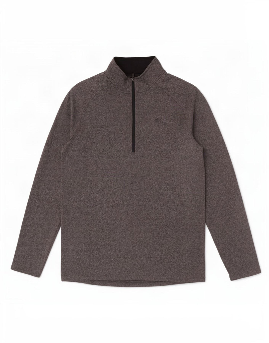 Under Armour Herre Heat Gear Zip Neck Pullover Træningsdragt Top Lille Grå