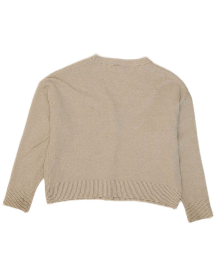 Marks & Spencer Dame oversized cardigan sweater UK 14 Medium Beige