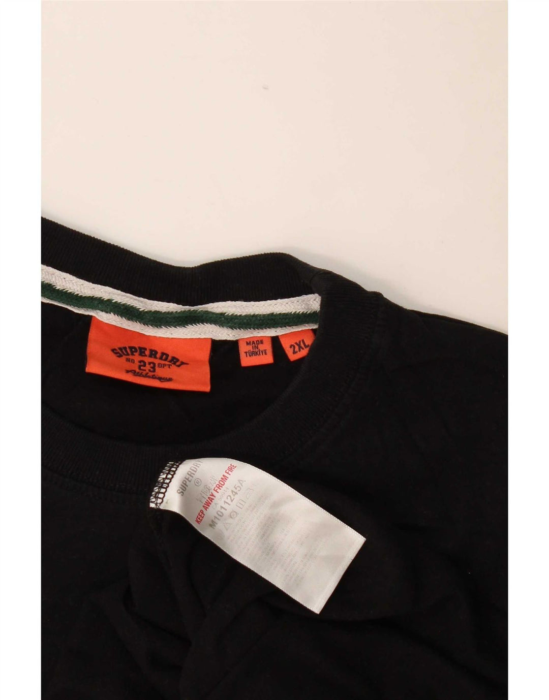 Superdry T-shirt top til kvinder 2XL sort bomuld