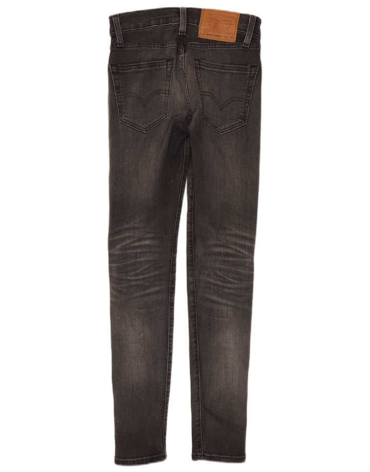 LEVI'S Skinny Tapered Jeans til mænd W26 L30 Grå bomuld