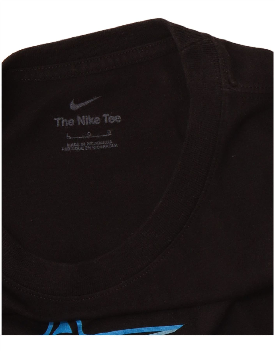 NIKE Grafisk T-shirt top til mænd, stor sort