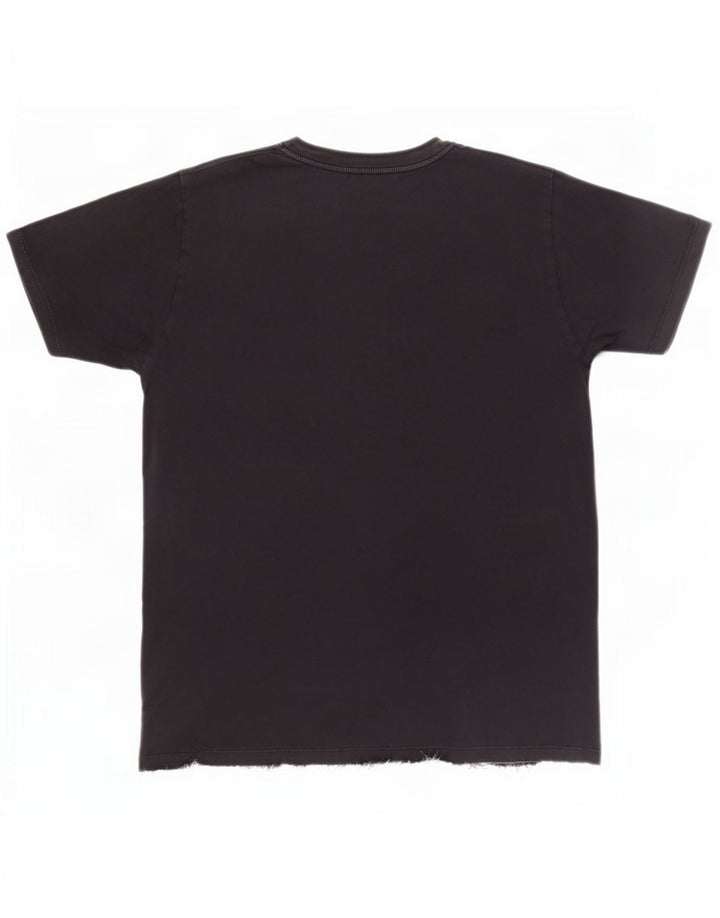 Replay Herre Grafisk T-Shirt Top Stor Sort Bomuld